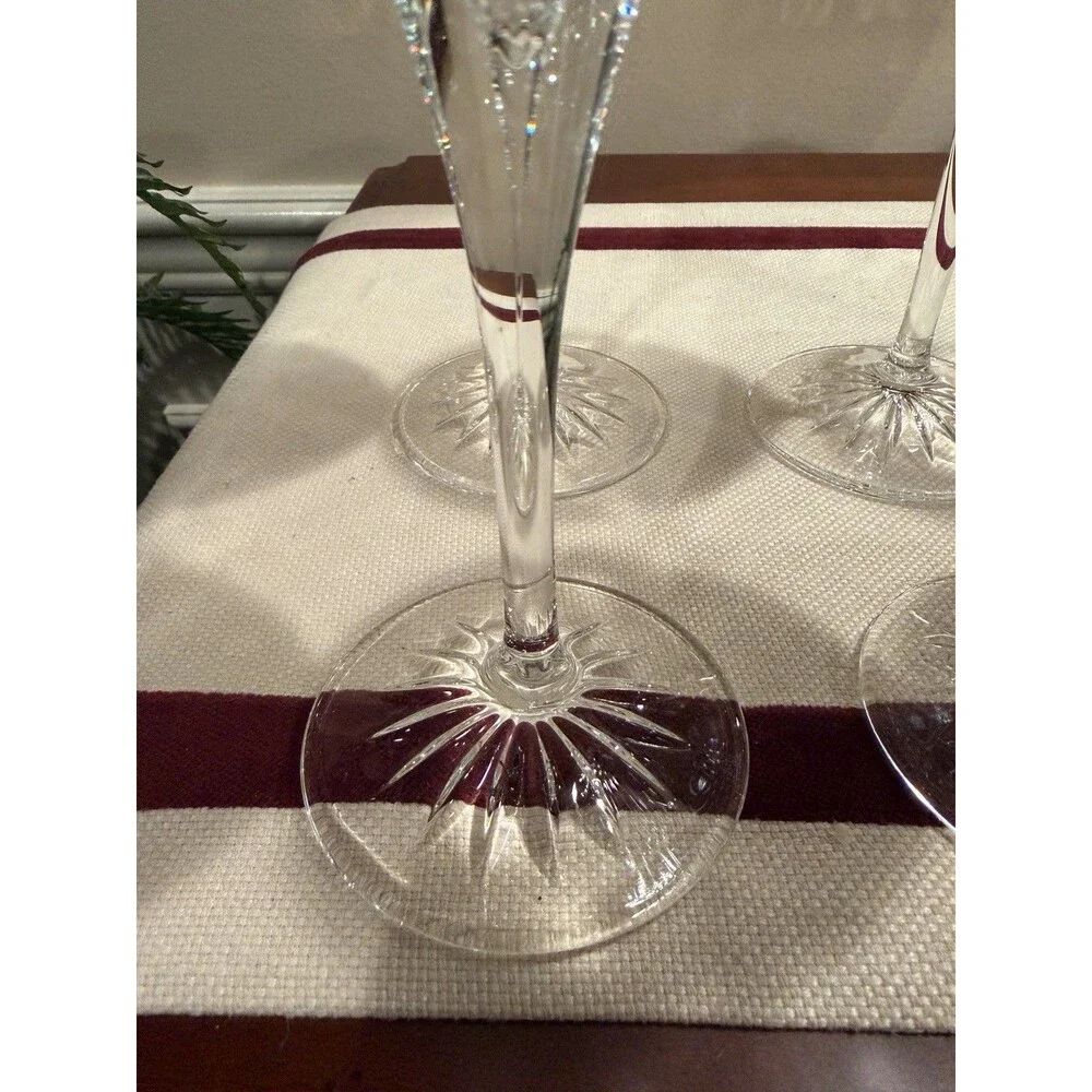 Set of Six Royal Doulton Crystal Wine Goblets Earlswood Collection